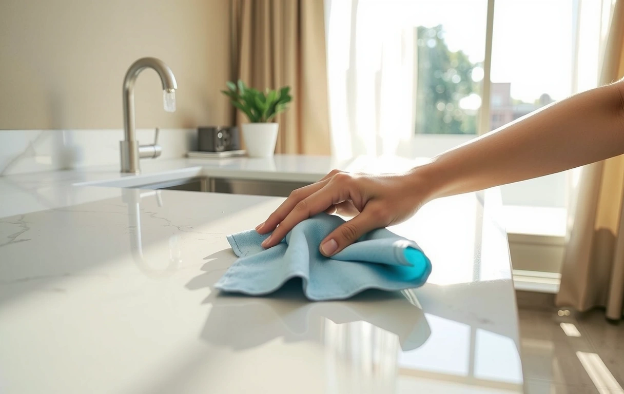 Cleaning professional hand