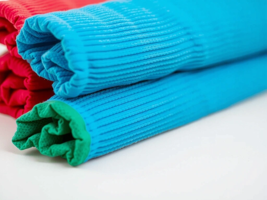 Color-coded microfibers